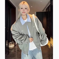 现货DJK532-批65美式复古刺绣棒球服外套男女秋季夹克，男装夹克，星座603-2