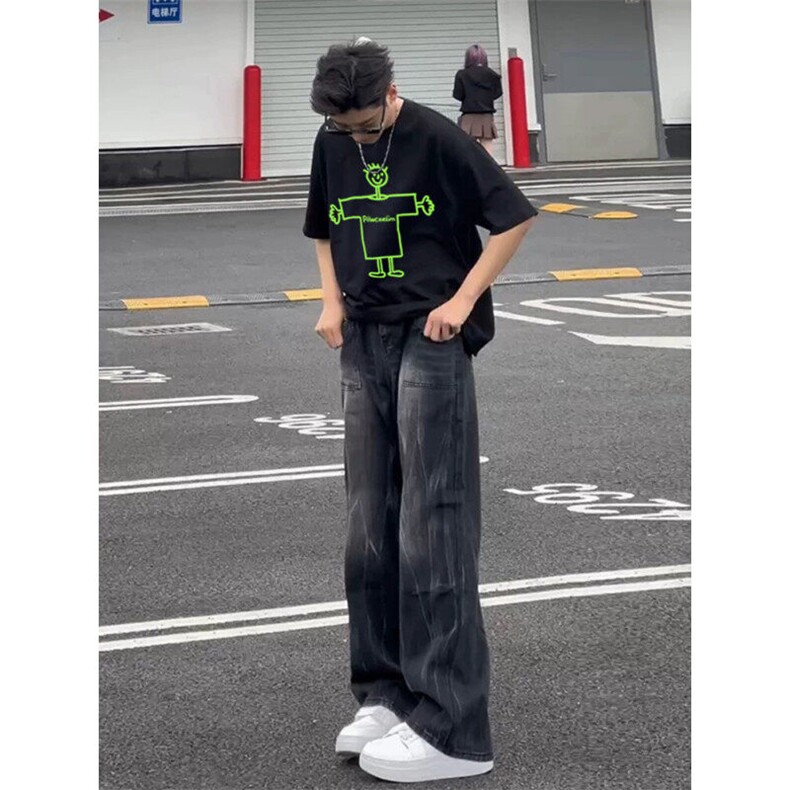 XZ809A/VVPP06/P20/控38重磅印花美式复古圆领T恤,男装T恤,星座809A(原222-1)