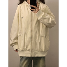 XZ102B-1春秋季宽松/连帽休闲外套潮夹克JK2537-P85，男装夹克，星座102B-1