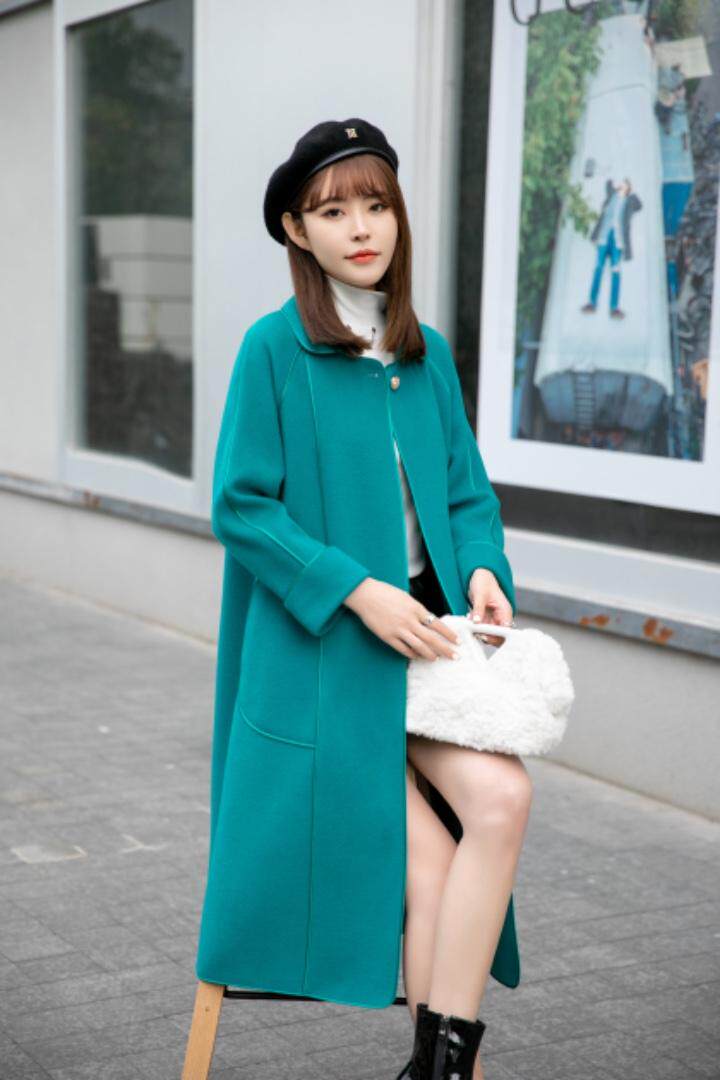 冬装新款：双面羊绒大衣中长款M一XL，其它，拉思维加丝