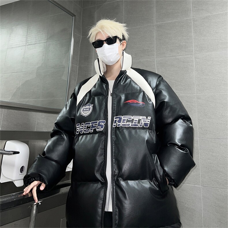 皮棉服冬季宽松港风棉衣立领冬装棉袄外套男MY2411-特P100控168,男装棉衣,电商B370