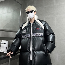 皮棉服冬季宽松港风棉衣立领冬装棉袄外套男MY2411-特P100控168，男装棉衣，电商B370