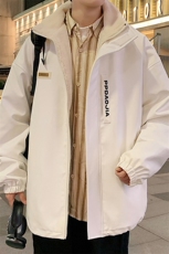 特P100无差价美式oversize立领PU皮棉服男潮加棉机车皮衣外套M91，男装棉衣，电商A001-1
