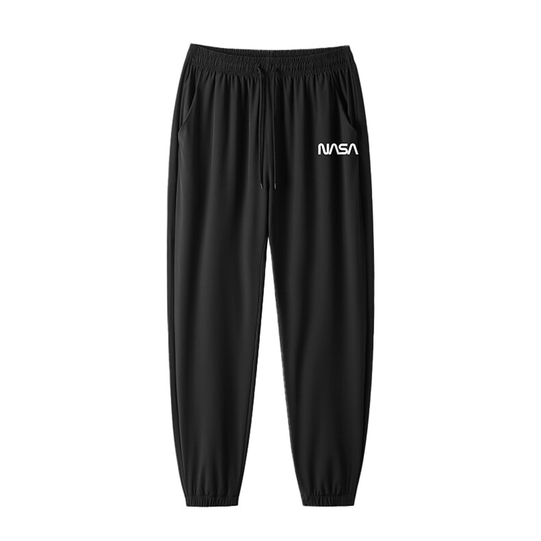 现货23夏季冰丝休闲裤男时尚潮牌设计感薄款运动长裤子K92195-P20,男装休闲裤,星座1402-1