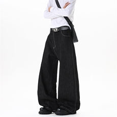 【现货】XZ1218(原611-3)BK1315特价P52美式斜门襟弯刀牛仔裤，男装牛仔裤，星座1218（原611-3）