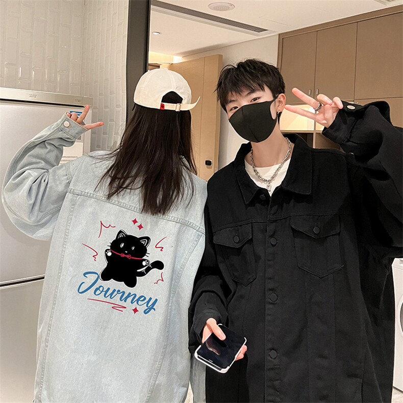牛仔夹克男大码牛仔外套男茄克NJ77412-P60,男装夹克,电商A040
