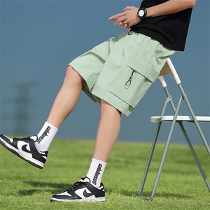 2026夏季工装短裤男宽松休闲裤直筒情侣款五分裤A436-6201-P35