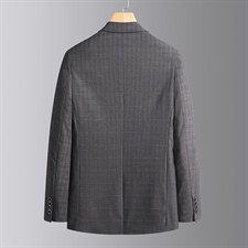 BV718钱塘2020-2秋冬季男装西服条纹时尚休闲男士长袖外套P165，男装西服，钱塘207-2