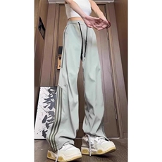 网图抖音品质夏季薄款冰丝休闲裤透气长裤K2527P25，男装休闲裤，星座1904A