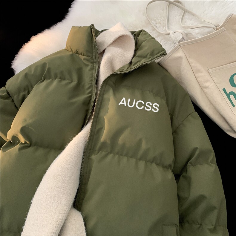 冬季新款潮流字母印花棉服宽松加厚冲锋外套JK23549特批65控108，男装棉衣，星座605(原A050)