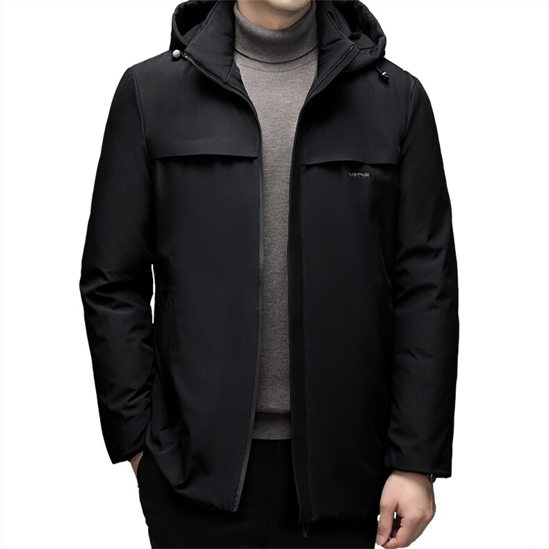 QL2009钱塘2020-2中年男士商务休闲冬季厚款连帽羽绒服P117,男装羽绒服,钱塘207-2