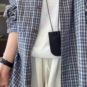 拉夏贝尔蓝色格子防晒衬衫女夏季新款慵懒风衬衣外套宽松显瘦上衣图片