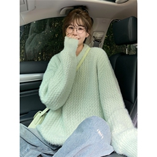 不起球不褪色男女情水波纹套头圆领毛衣XZ608-M2156-P65控88，男装针织衫/毛衣，星座608(原A046)