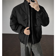W85129特P90控158工装立体口袋宽肩立领加厚棉衣棉服男，男装棉衣，电商B205
