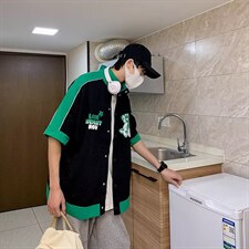 潮流夹克潮男休闲时尚短袖夹克外套S639P35，男装夹克，星座1116-2