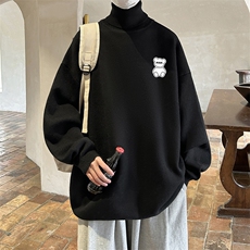 控68高领毛衣男士大码内搭毛线衣男GM45292-P45加绒款-P65，男装针织衫/毛衣，电商A040