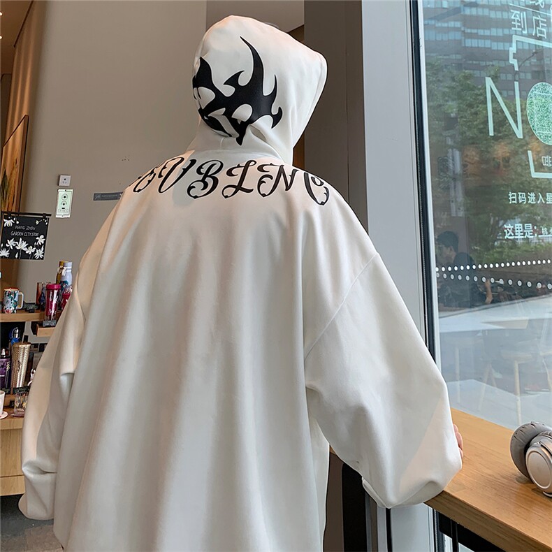 EQ305这是一件很潮的美式麂皮绒连帽套头卫衣男秋季宽松外套P58,男装卫衣,电商C306-1