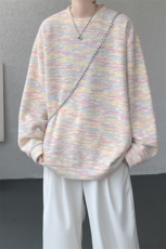 WY10156-特批40控78新款圆领简约套头宽松大码卫衣糯米衣服男，男装卫衣，电商A059