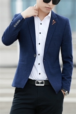 秋冬新款休闲西服男修身商务大码青年韩版单西加绒加厚男士小西装，男装西服，星座505-2（原电商A260-1)