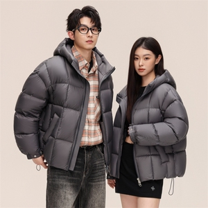 新标90%白鸭绒羽绒服加厚面包服休闲男女外套潮DB19-P360图片