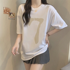 纯棉慵懒日常时尚T恤原宿气质文艺百搭简约XZ911-2-T859-P35，男装T恤，星座911-2(原星座613-2）