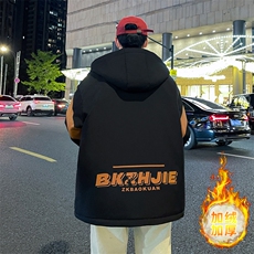 加绒加厚夹克男时尚潮流加厚棉衣男外套MY1685-P73，男装夹克，星座310B-3