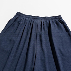 白底平铺图夏季风宋制汉服绣花古风冰丝阔腿裙裤K332/P85，男装民族服装，钱塘713