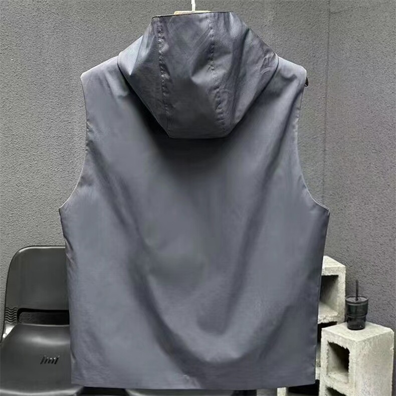情侣纯色宽松无袖马甲男女秋季大马褂工装背心网图J558P55,男装背心/马甲,星座1602（原101B）