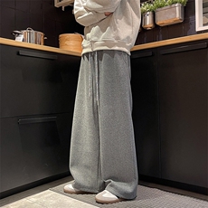 亲肤触感文艺风重磅呢料休闲裤秋冬复古法式时髦长裤K880TP35控68，男装休闲裤，电商A102B