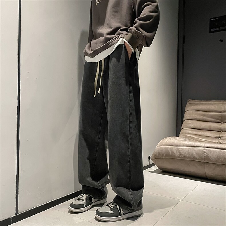 加绒加厚松紧腰牛仔裤直筒品质好B342-W110-特P32加绒P40控58，男装牛仔裤，电商B342