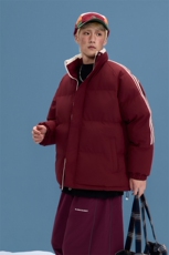 ！冬季条纹五防立领加绒加厚棉衣情侣撞色棉服外套MY7777-P68，男装棉衣，星座610B-1