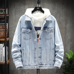 挂拍男士外套秋季新款韩版ins潮流上衣服牛仔夹克秋装9155-P85图片
