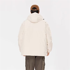美式冲锋衣潮流棉衣男女情侣棉服冬季连帽外套MY746-310B-1P75，男装棉衣，星座310B-1