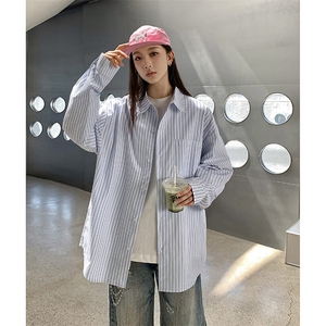 港风衬衫高级感设计耐磨条纹衬衫休闲百搭MD-H551-特批40控69