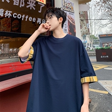 短袖男夏季新款港风宽松T恤上衣T8219-P25，男装T恤，星座214-3
