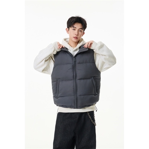90%绒新标有报告短款宽松羽绒服马甲上衣Y981/P210现货,绿色下半身长裙搭配什么颜色上衣图片