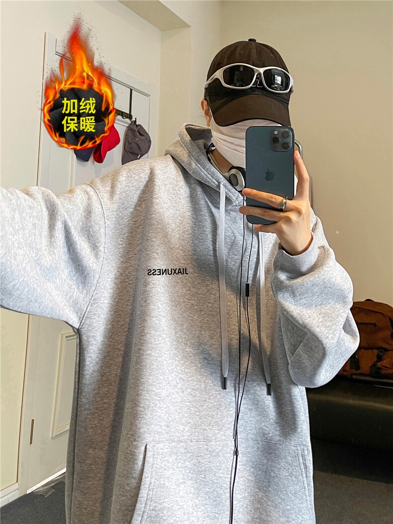 复合连帽卫衣常规W4290-P42-加绒加厚WJ4340-P47【特价】,男装卫衣,电商A007