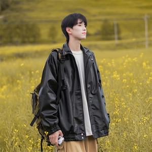 B225-W8606-P110-X138 -机车复古皮衣-（50PU50TC）图片