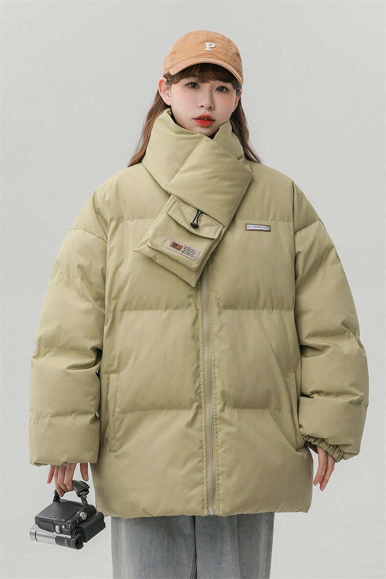 1中性风可拆卸围脖百搭棉衣女棉服女抖音外套女8737P120控158,女装棉衣/棉服,星座226-2