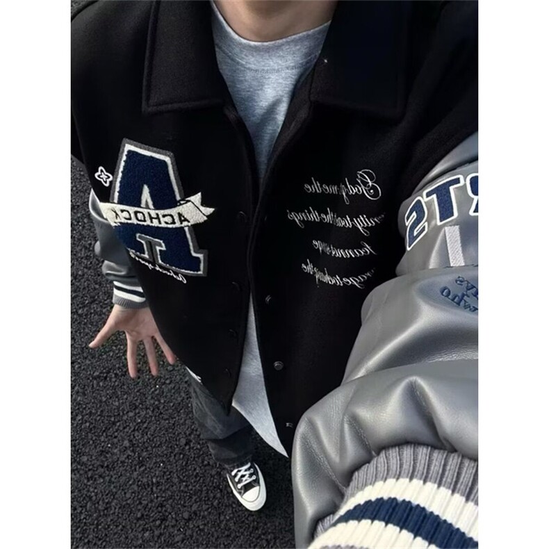 百搭ins刺绣双层棒球服气质流行文艺时尚简约原宿日系J230，女装职业装，星座1116A（原606A-3）