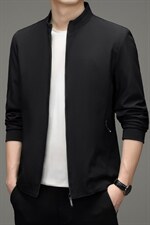 2023新款棒球服外套男春秋季立领高端休闲夹克中年爸爸长袖上衣，男装夹克，电商B212（原钱塘6029）