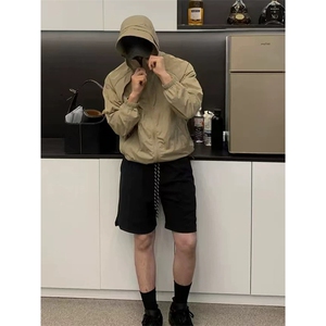 现货 冰丝连帽防晒衣轻薄网眼透气户外运动拼接外套男 A699-P45图片