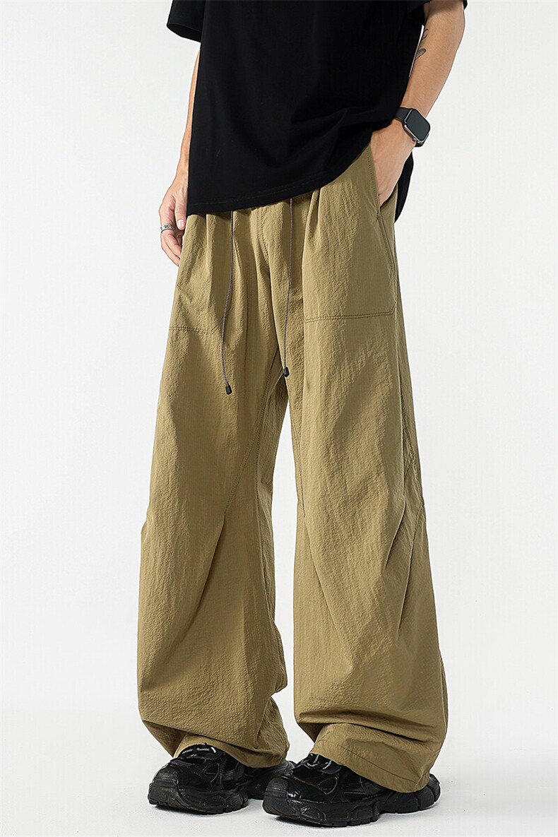 8XL-M日系户外防泼登山裤男直筒束脚休闲裤夏徒步工装裤K9158P68,男装工装外套,电商D206-1