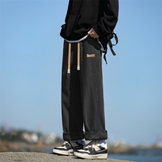 潮流时尚加厚宽松百搭显瘦男秋冬款运动休闲裤JRK825-特批-47，男装休闲裤，星座718-1