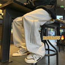 冬季加绒加厚休闲裤男美式高街个性百搭运动裤K1775/P5578，男装休闲裤，电商D202