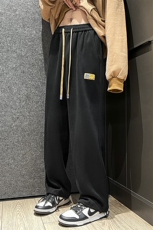 高转化休闲裤男宽松港风直筒高街阔腿裤子416B-KL265-P55限68，男装休闲裤，星座416B-1