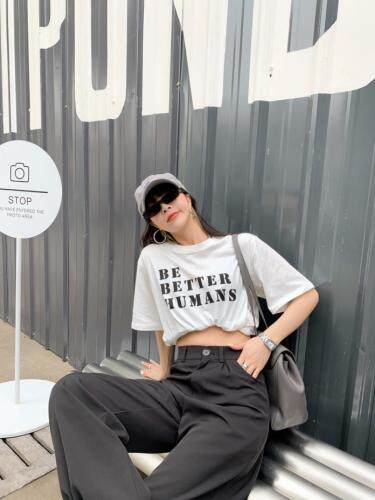 跑量款休闲T，女装，Alissa Lin