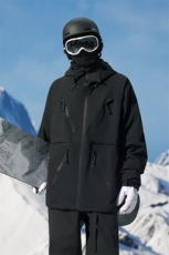 防风抗寒拉链魔术贴滑雪服男加绒保暖时尚夹克外套M19-P180控258，男装夹克，电商A001