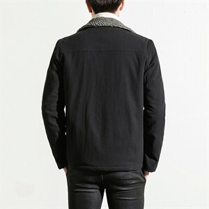 风冬季唐装盘扣加绒夹克棉麻宽松大码男QT6005-j图片