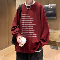 抖音得物供货量大从优可提供视频美式长袖T恤CT815特P25，男装T恤，电商A486-1
